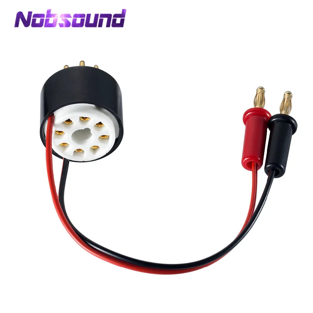 Nosound 8-Pin ламповый усилитель пластины смещения токовый зонд тестер с розеткой для 6L6 6V6 EL34 KT88 6550