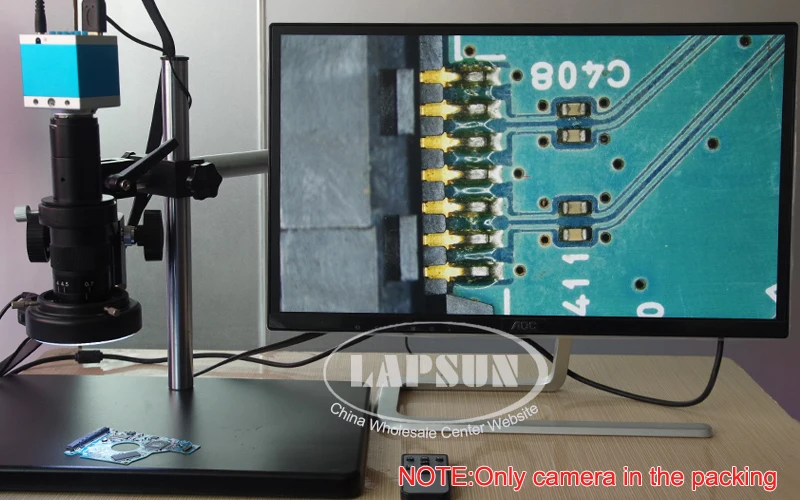 14MP CMOS HDMI HD USB Выходная промышленная печатная плата пайка C-mount микроскоп Видео DVR