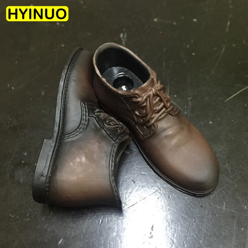 1:6 Scale Brown Leather Shoes Black In-line Model Figure Fit For 12&quot Body Action Figures Doll Accessories | Игрушки и хобби
