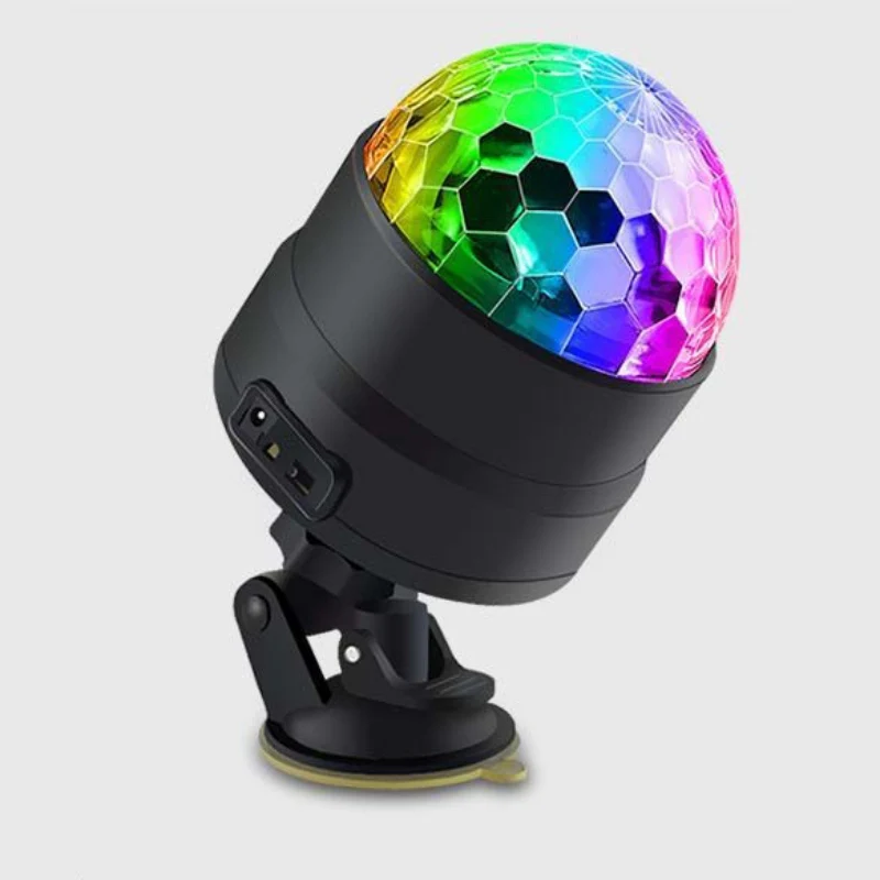 Новый Автомобильный свет музыкальное управление звуком LED украшение атмосфера DJ