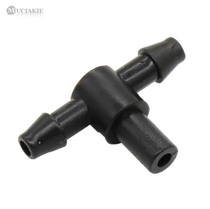 MUCIAKIE 15 шт. 14 ''от колючей до OD 6 мм тройник адаптер микро-трубка 47 мм соединительный шланг садовый фитинг для полива