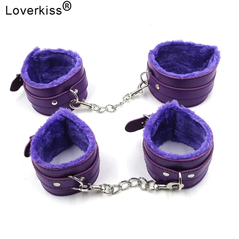 Loverkiss из искусственной кожи наручники Для лодыжек игрушки для взрослых набор
