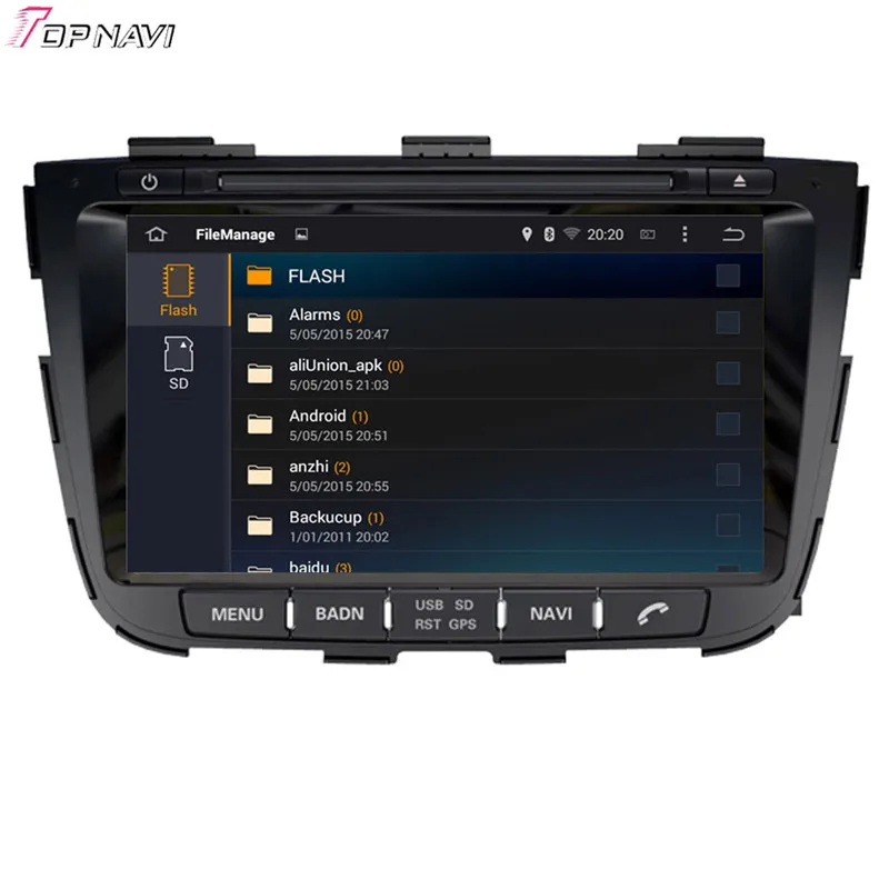 TOPNAVI 8 ''четырехъядерный Android 6 0 Автомобильный DVD-плеер для KIA SORENTO 2013-Авторадио
