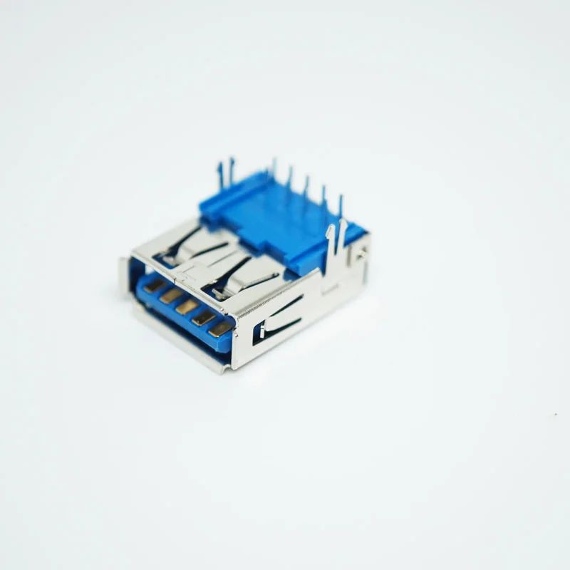 20 шт./лот PCB крепление USB разъем 3 0 DIP Тип A женские разъемы правый угол 9 Pin Штекерный