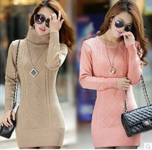 2016 женские свитера длинный стиль пуловеры горячий зимний женский свитер