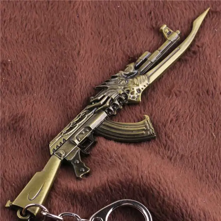 Бесплатная доставка новая мода CF Phoenix Cross Fire античное золото AK47 пистолет модель