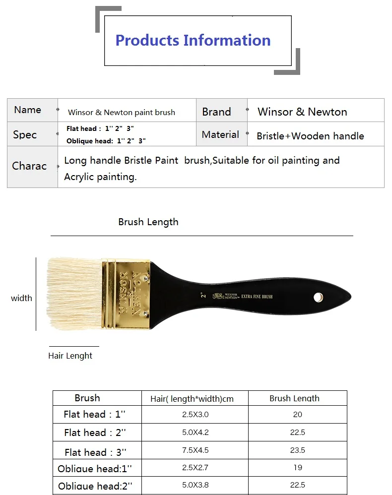WINSOR & NEWTON щетины ультратонкая масла и кисти для акриловых красок художник