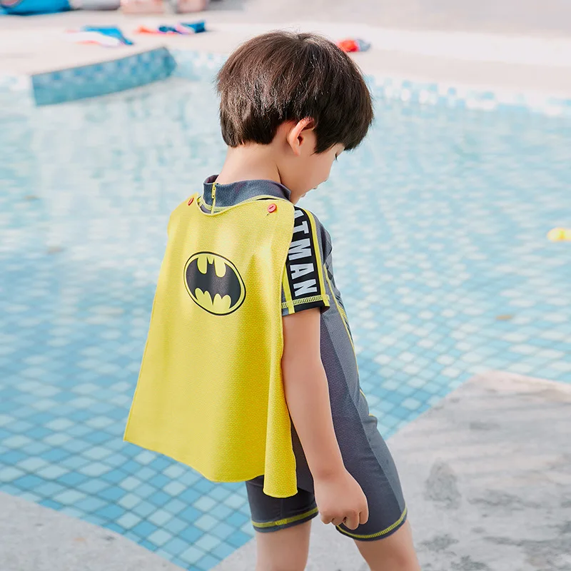 328Halloween Cosplay costume for kids bat man swimwear super hero one-piece swimsuit boys hot spring fancy swim sport beach wear |