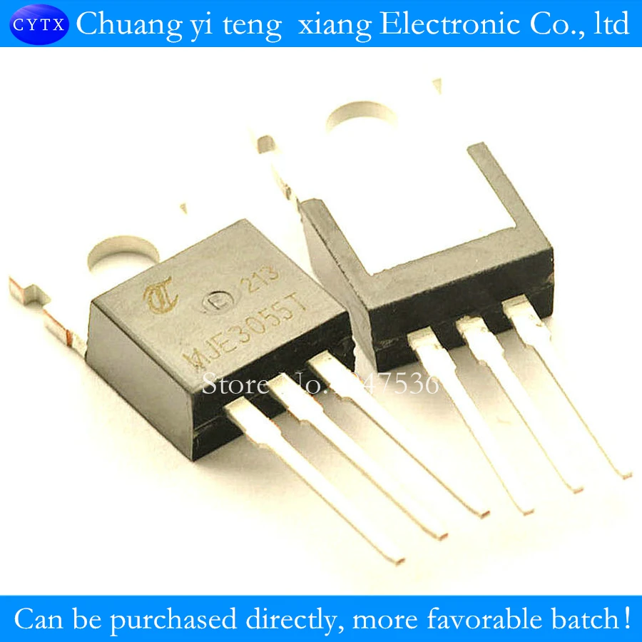 ТРАНЗИСТОР MJE3055T 10A / 60V 75W NPN 10 шт./лот|transistor 10a|lot lottransistor npn |