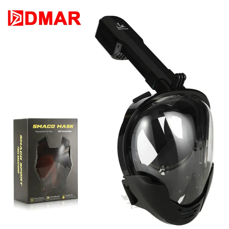 Маска для дайвинга 2019 новейшая подводная антизапотевающая панорамная Складная