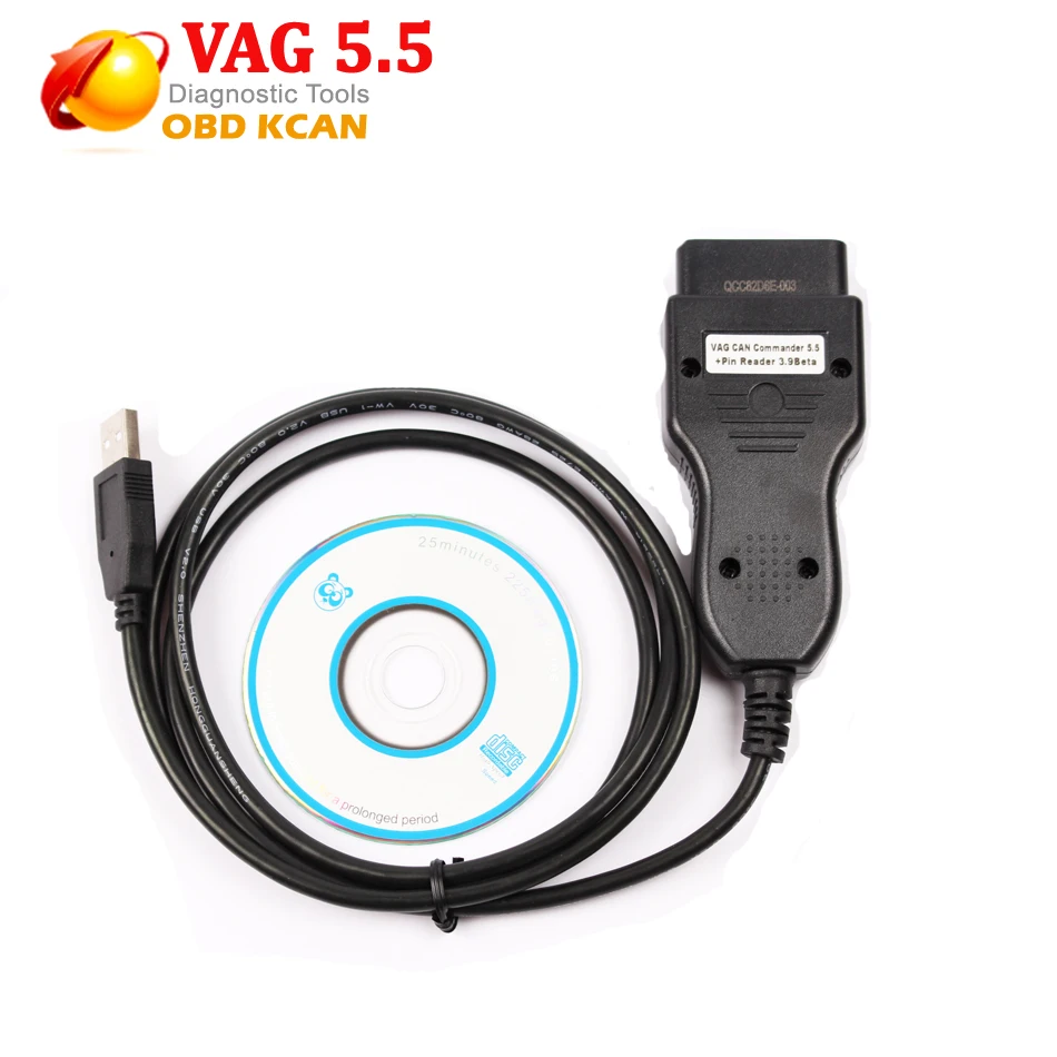 OBD2 Диагностический кабель VAG CAN COMMANDER 5,5+ считыватель кода 3,9 Beta vag 5,5 immo vag 3,9 vag 5,5+ 3,9