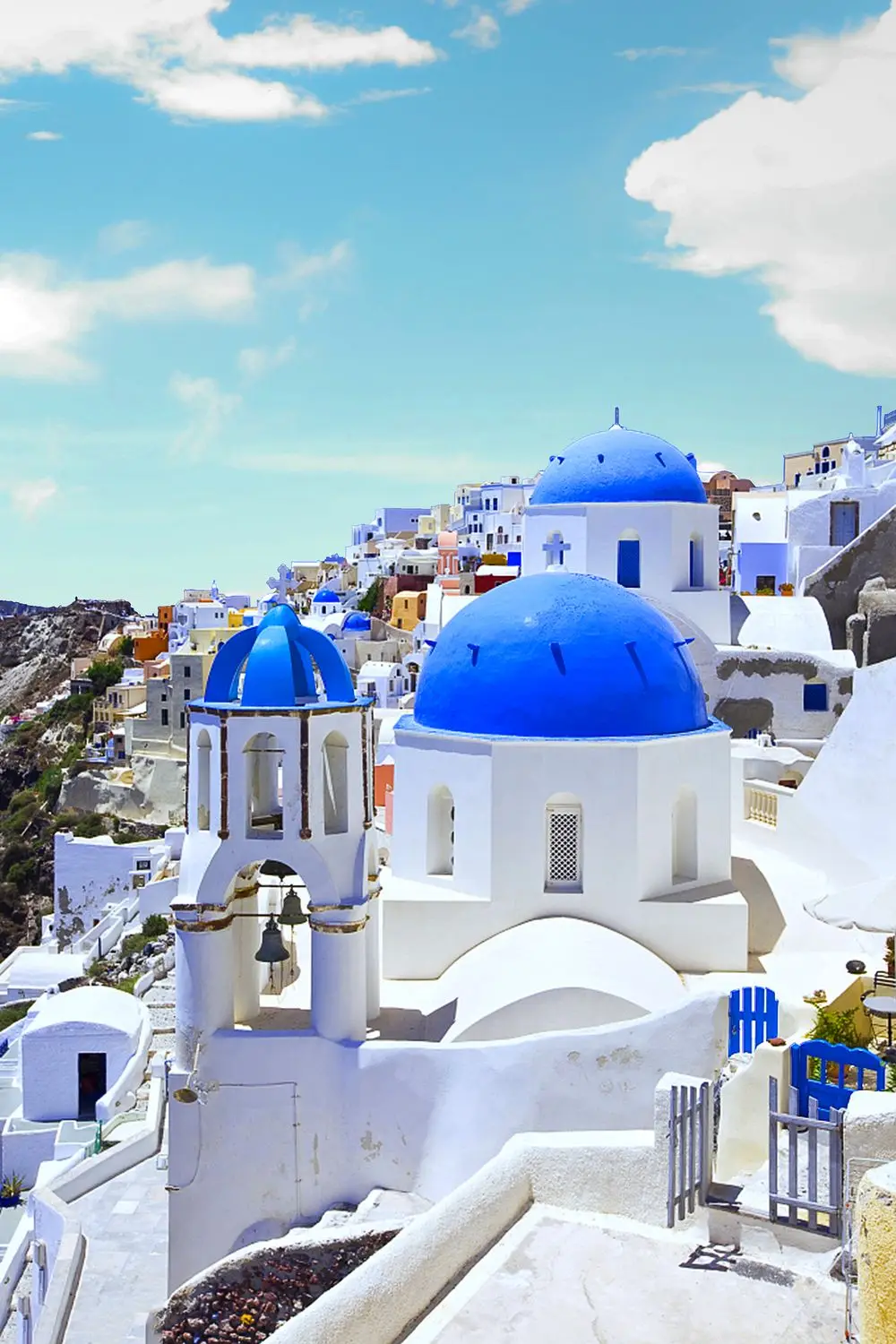 Scandinavian Art Greek Blue Santorini Canvas Painting Vintage Posters Classic Wall Stickers Nursery Kids Bedroom Decor | Дом и сад