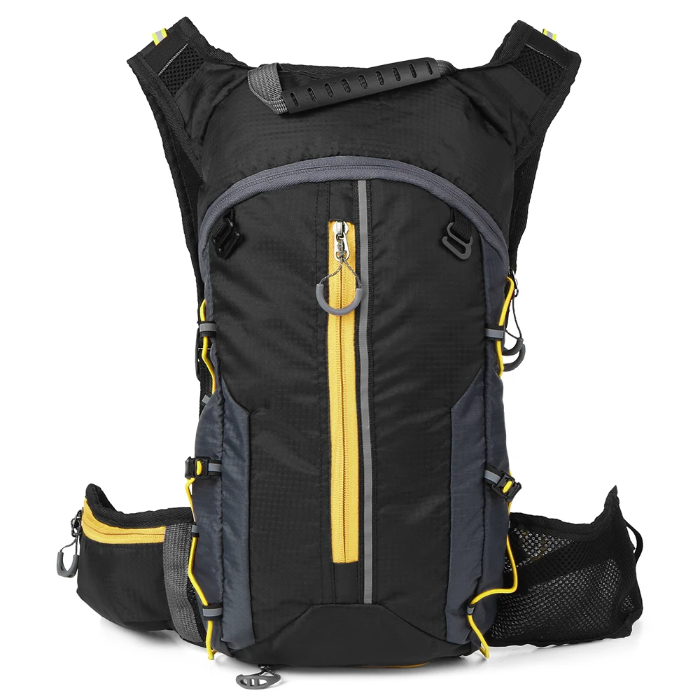 yellow only backpack Lixada 10L Водонепроницаемая велосипедная сумка, велосипедный рюкзак, дышащий, ультралегкий, велосипедная сумка для воды, альпинистский, велосипедный гидратационный рюкзак - Цвет: yellow only backpack