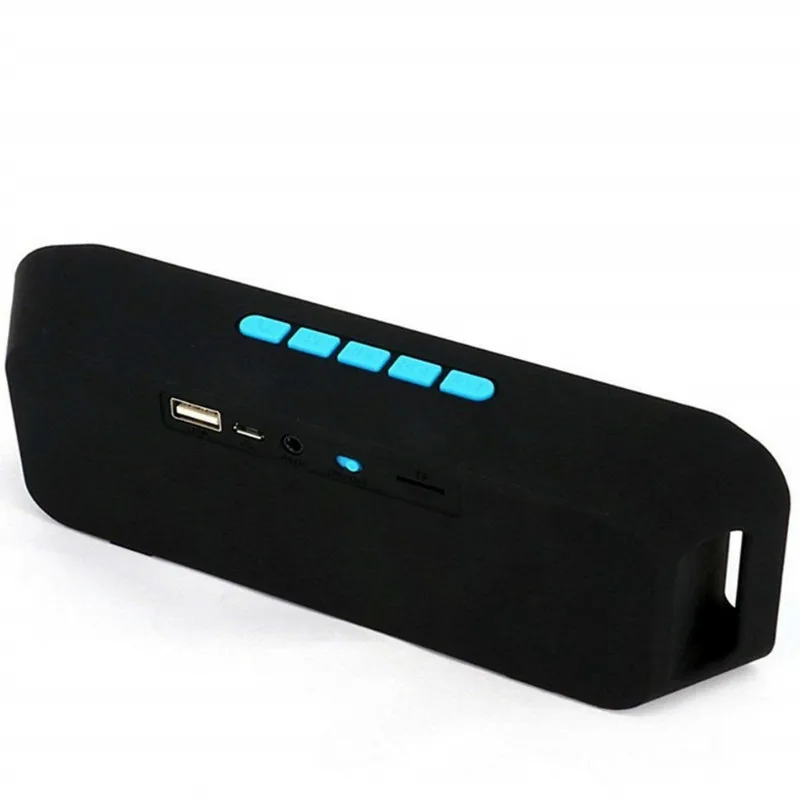 Портативный bluetooth динамик беспроводной стерео с усиленным басом встроенный