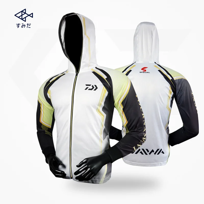 Рыболовная одежда Daiwa куртка с капюшоном быстросохнущая дышащая для рыбалки