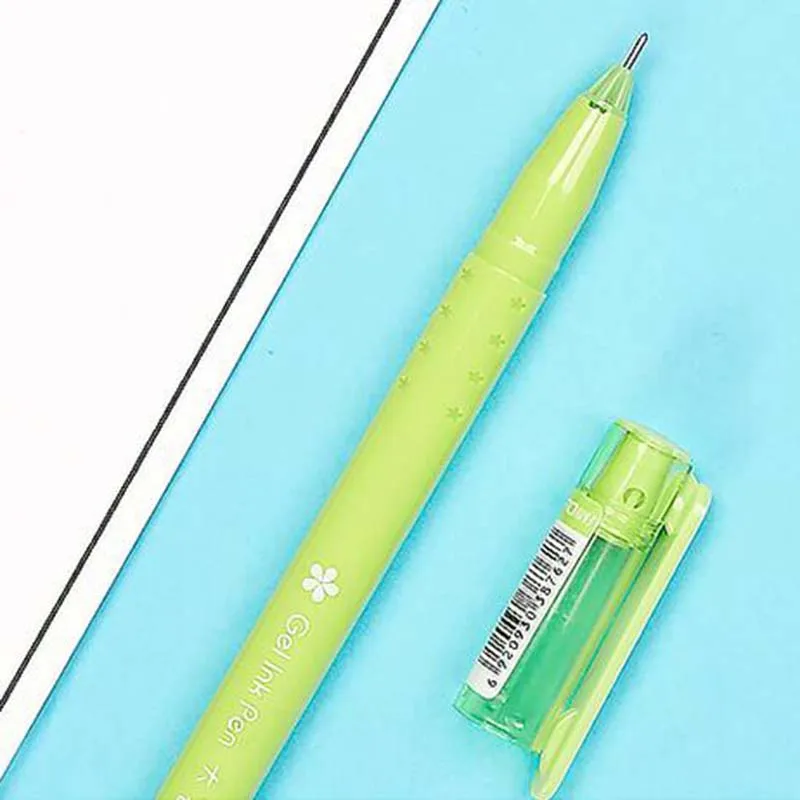 Милая гелевые ручки для школы 0 5 мм корейские кавайные канцелярские