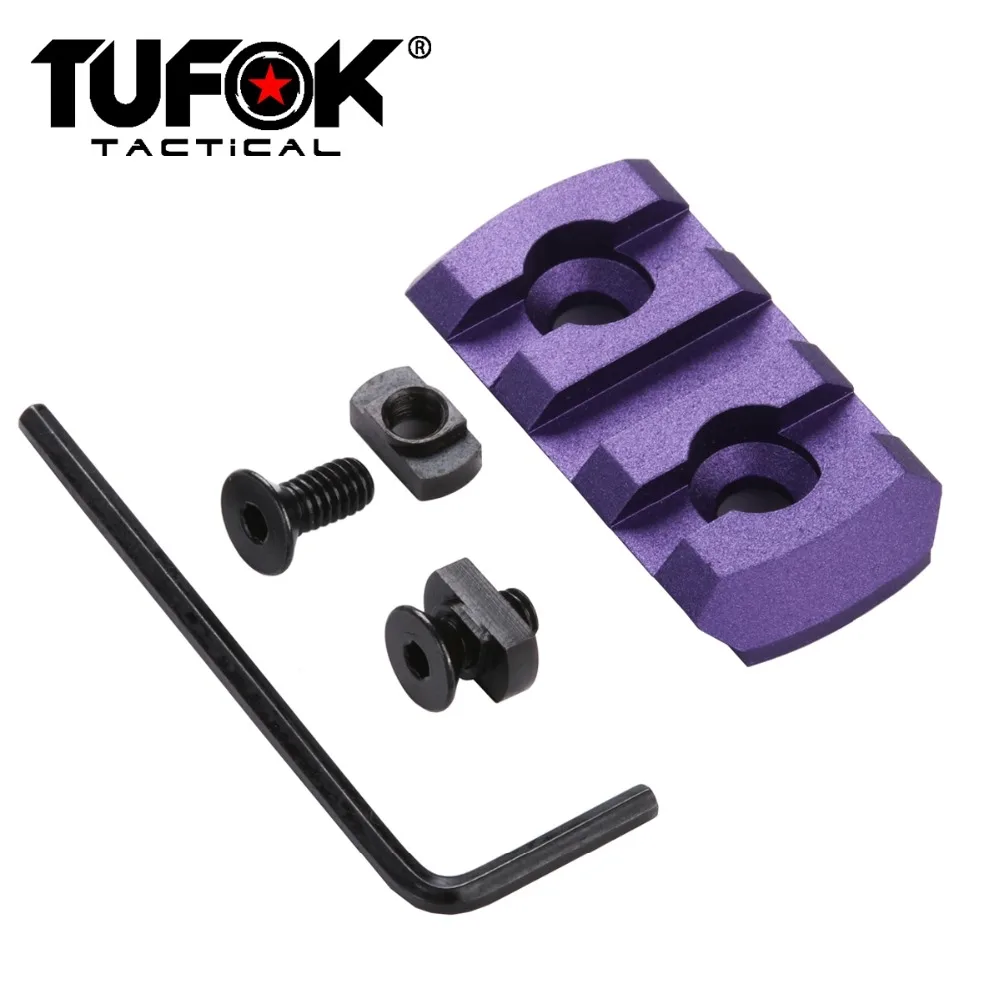 TuFok Keymod Picatinny Rail Adapter супер низкопрофильный 3 слота рельсовая панель Ультра тонкий