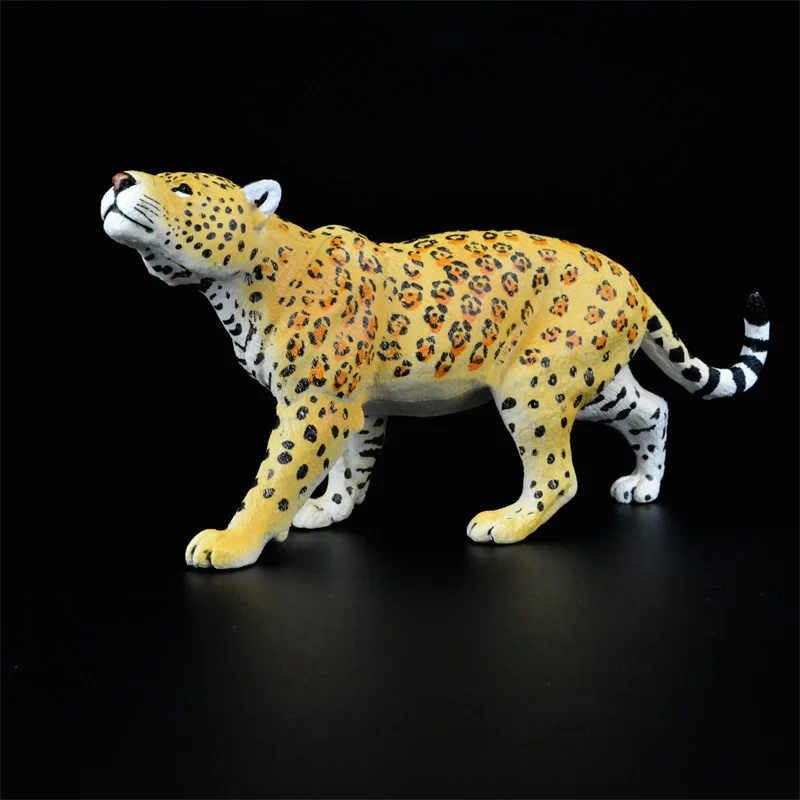 big Jaguar Горячее предложение! Распродажа! дикой природы зоопарк, модели животных большой плюс степной волк черный волк фигурка фигурки детские развивающие игрушки для детей, подарок - Цвет: big Jaguar