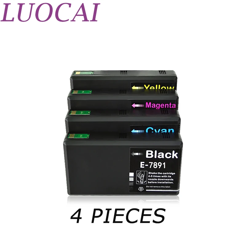 Совместимый чернильный картридж LuoCai для Epson T7891 T7894 WorkForce Pro WF 5110DW 5190DW 5620DWF