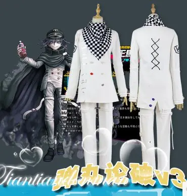 

Костюм для косплея Danganronpa V3 Ouma kokichi, игровая школьная форма, костюм, одежда