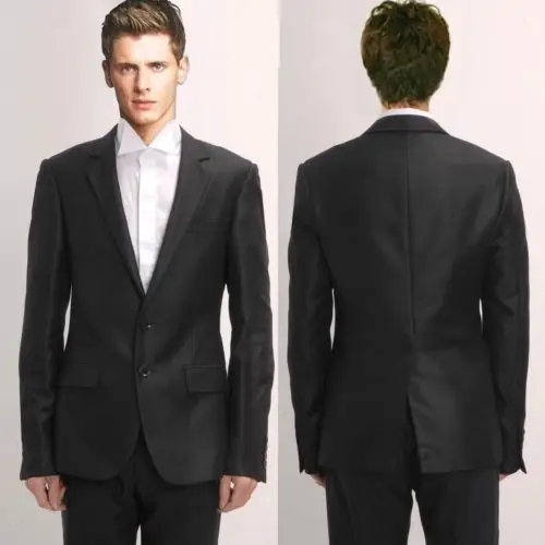 

Новинка 2018, черные облегающие смокинги для жениха, подходят для жениха/мужчин, костюмы, повседневный Лучший мужской костюм, западный свадебный стиль, мужские костюмы