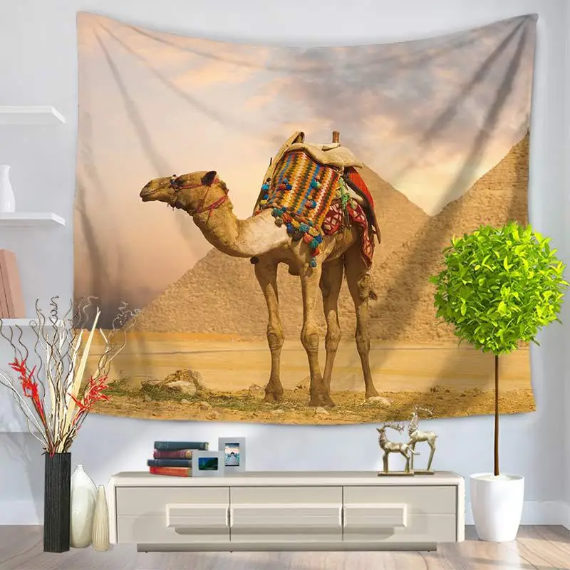 Camel гобелен настенный Boho покрывало пляжное полотенце Коврик для йоги одеяло