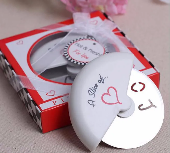 100 шт. хит продаж резак для пиццы в миниатюрной коробочке сувениры свадебное