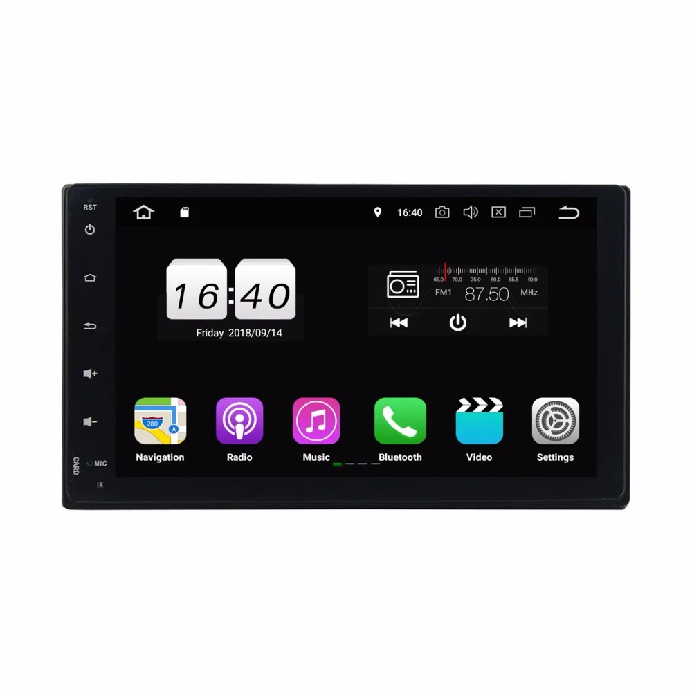 Четырехъядерный 9 &quotAndroid 8 1 автомобильный ПК аудио DVD для Toyota Fortuner 2016 2017 с 2 ГБ ram