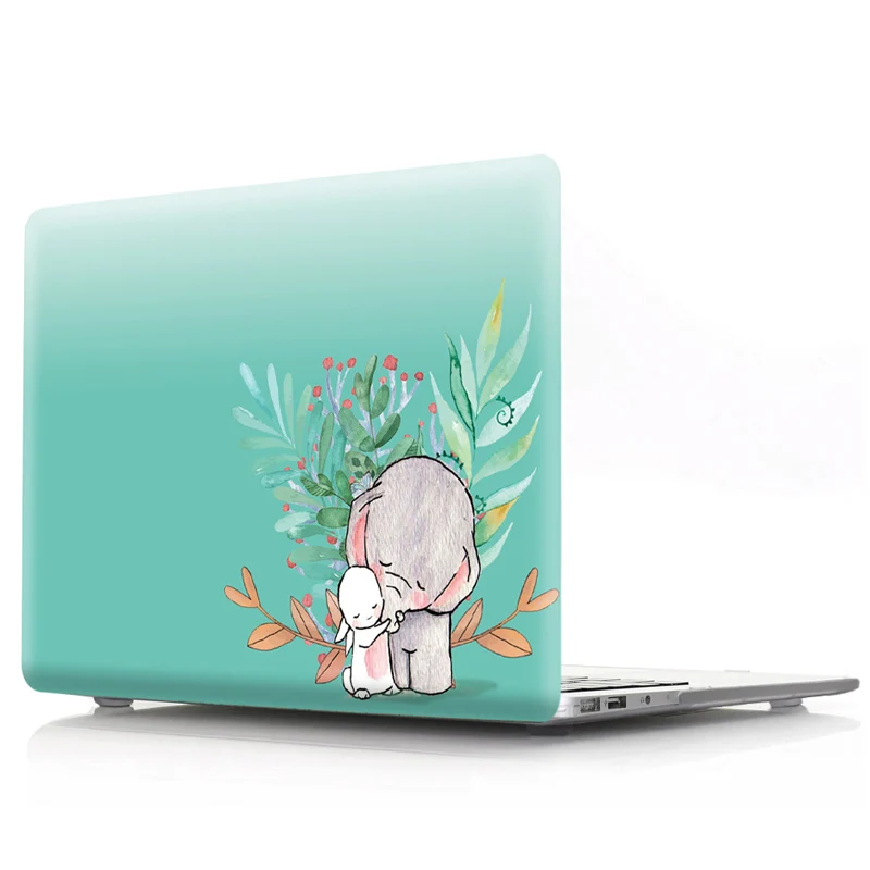 Блокнот с рисунком животных чехол для Macbook Air Retina 11 12 новый Pro 13 15 Touch bar A1706 A1707
