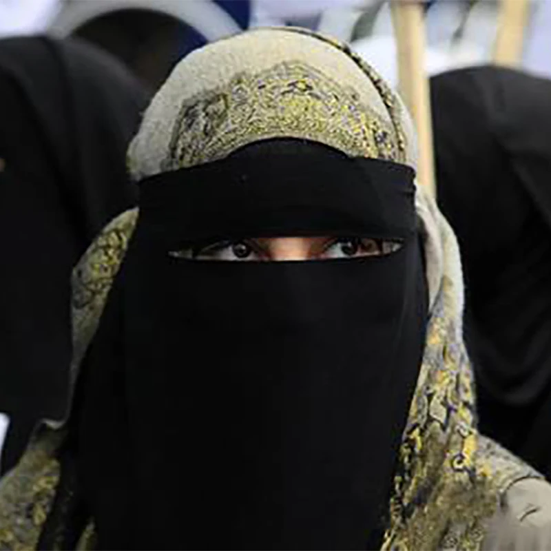 FBLUS CLURS однослойный шифоновый Niqab мусульманский хиджаб шарф маска для лица