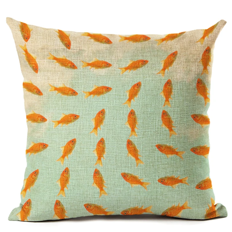2016 хит продаж креативная Золотая рыбка домашняя декоративная подушка для дивана