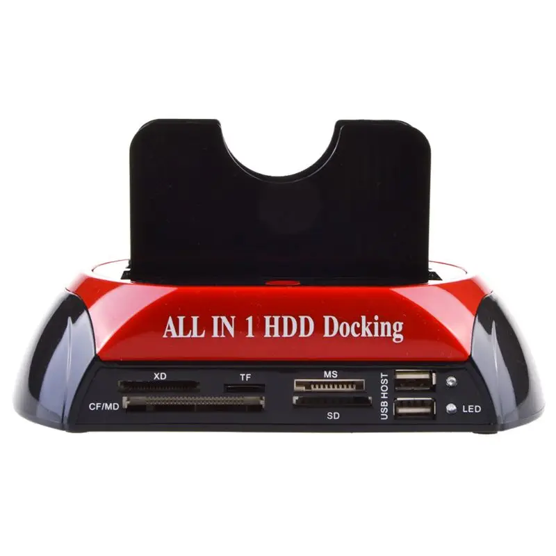 Для IDE SATA Dual все в 1 HDD док станция жесткий диск Hdd 2 5 3 ридер Usb 0 US внешний корпус