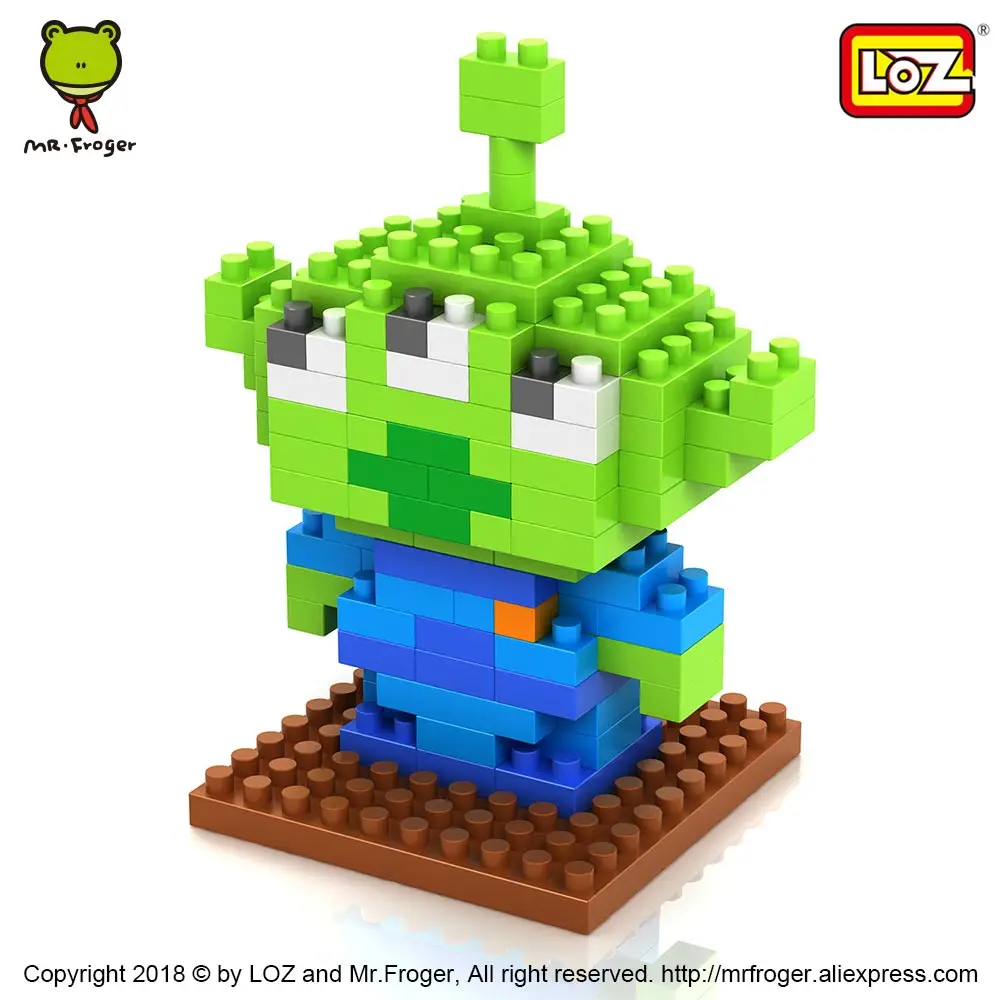 LOZ блоки Мини Строительные кирпичи Brinquedos Juguetes DIY игрушки для детей инопланетянин