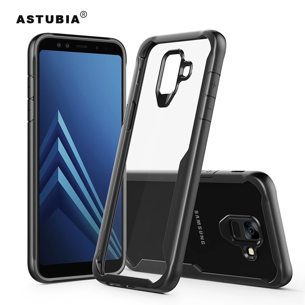Чехлы для телефонов Samsung A6 2018 чехол Galaxy Plus прозрачная задняя крышка |