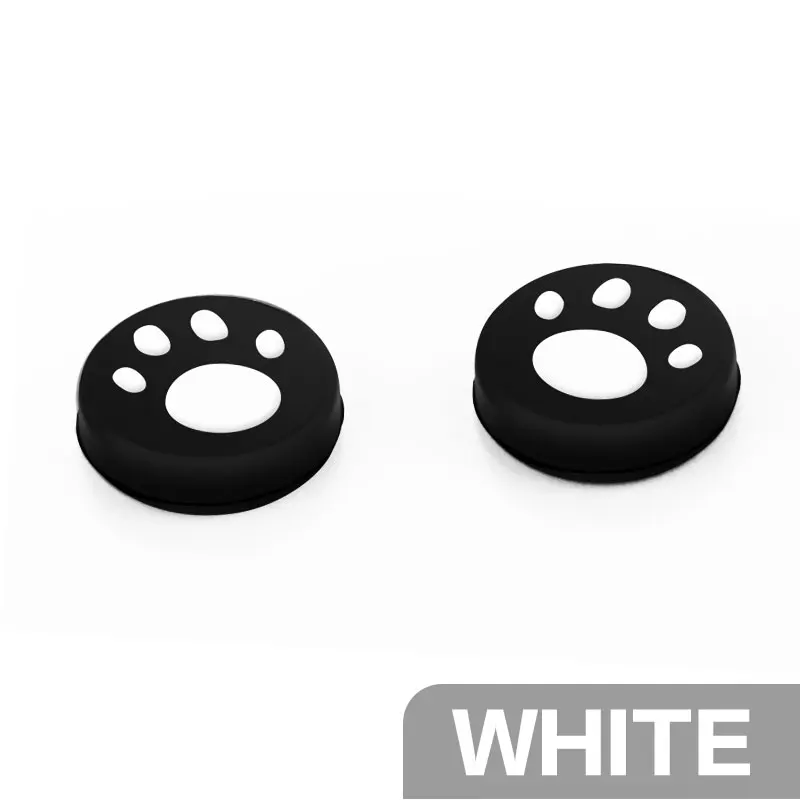 2ps White Силиконовый кнопочный колпачок для джойстика, чехол для Kind Switch SONY PS4, контроллер XBOXONE, wii, джойстик, аксессуары для консоли - Цвет: 2ps White
