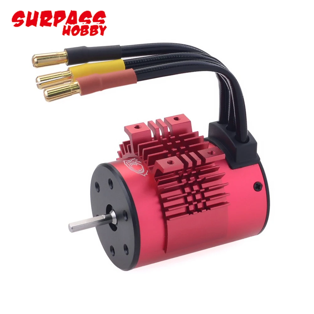 SURPASSHOBBY водонепроницаемый комбо 3650 2300KV/3600KV бесщеточный двигатель с 45A/60A бесщеточный ESC для RC 1/10 автомобиль