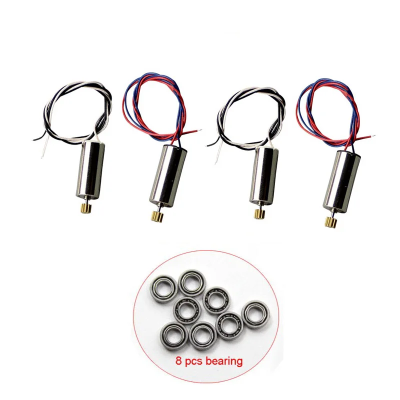 Дрон Hubsan H216A H502T H507A 8 подшипников + 4 двигателя запчасти для квадрокоптера X4 H502E