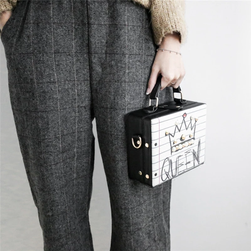 New Fashion Mini Women Handbags High Quality Ladies Box Shape Shoulder Bags Female Girl Luxury Brand Crossbody Bag Hot | Багаж и сумки
