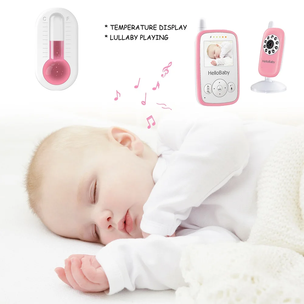 HB24 Hello Baby беспроводной видео детский монитор с ночным видением и 2 способа