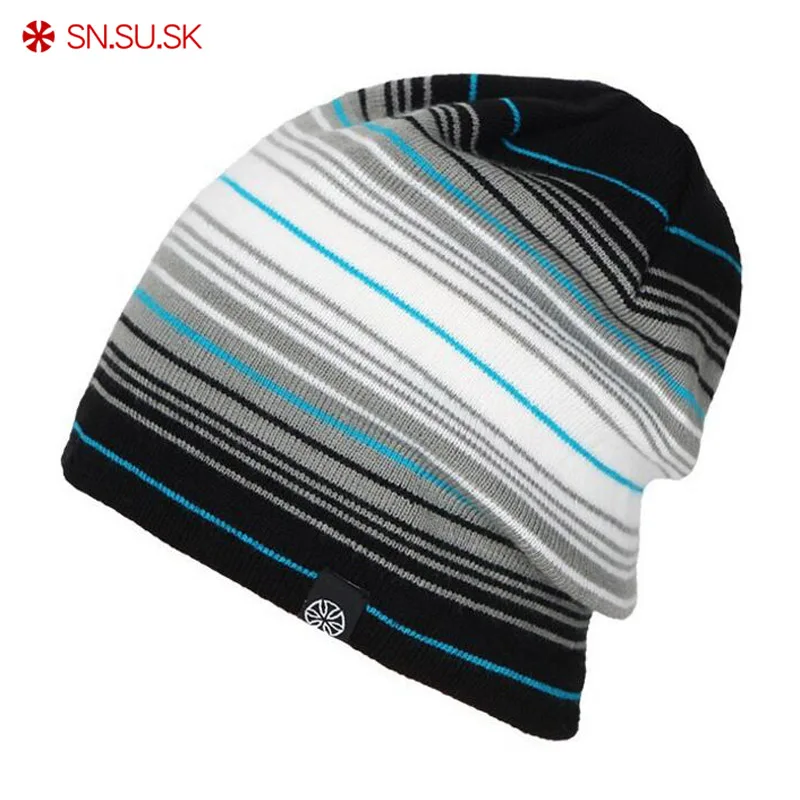 Двусторонняя шапка сноуборд зимняя шапочка Лыжная Женские мужские шляпы |