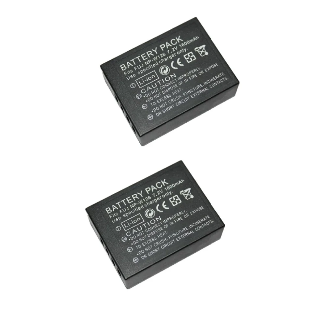 Аккумулятор NPW126 W126 для Fujifilm Fine Pix 3 шт. 1600 мА · ч аккумулятор NP-W126 pw126 NPP | Электроника