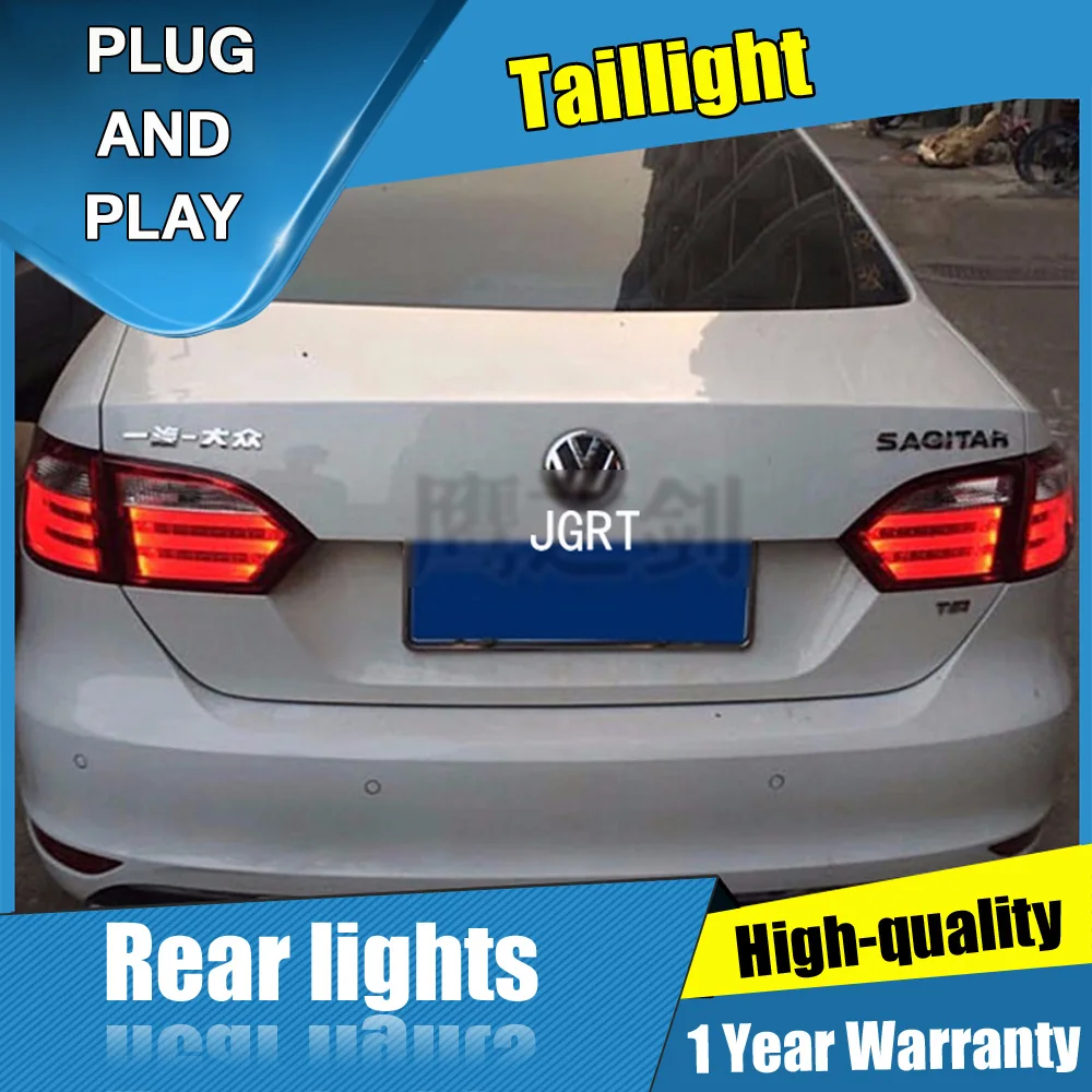 Автомобильный Стайлинг для VW Jetta задний фонарь s 2011 2014 светодиодный + сигнал