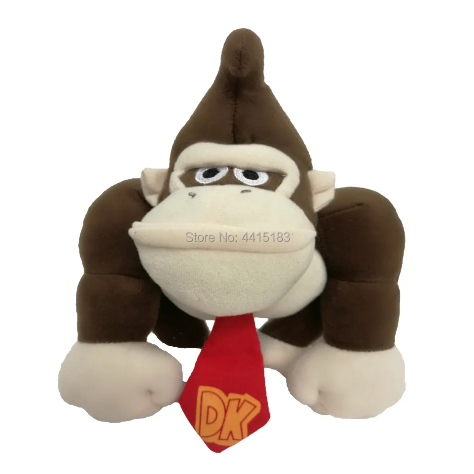 3 стиля аниме Super Mario Bros Donkey Kong Diddy Kong сестра Dixie Peluche Кукла Плюшевая мягкая детская игрушка Рождественский подарок