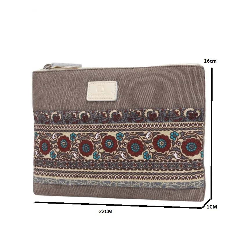 Простой этнический стиль мужской мобильный телефон Дамский кошелек сумка для
