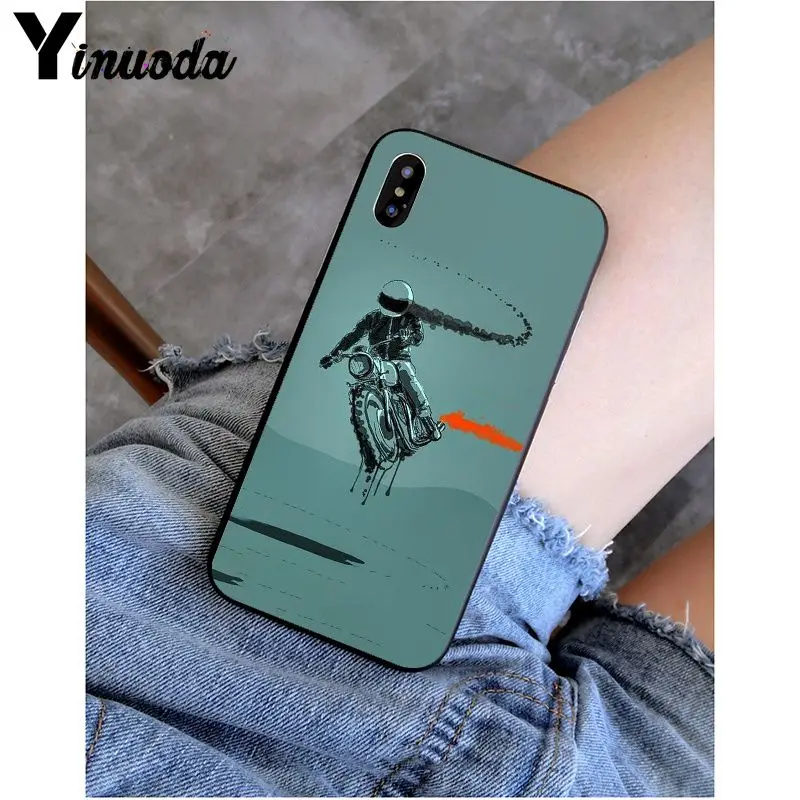 Yinuoda мото внедорожный мотоцикл спорт новинка чехол для телефона Fundas чехол для iPhone 8 7 6 6S Plus 5 5S SE XR X XS MAX Coque Shell