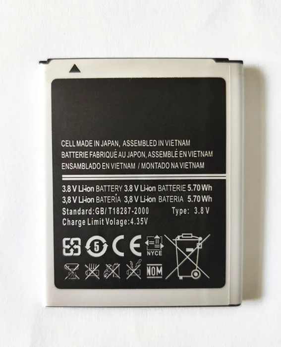 Аккумулятор AZK EB425161LU для Samsung Galaxy ace 2 i8160 Trend Duos s7562 s3 mini i8190 S7580 Ace 3 GT S7GT S7272|battery for
