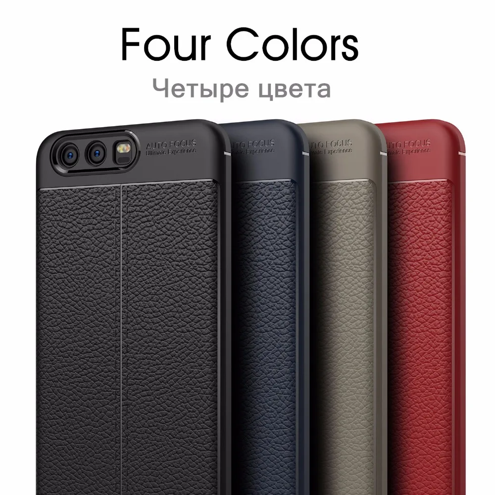 Роскошный чехол с узором Личи для Huawei P10 Plus тонкий мягкий силиконовый P8 Lite 2017 P9