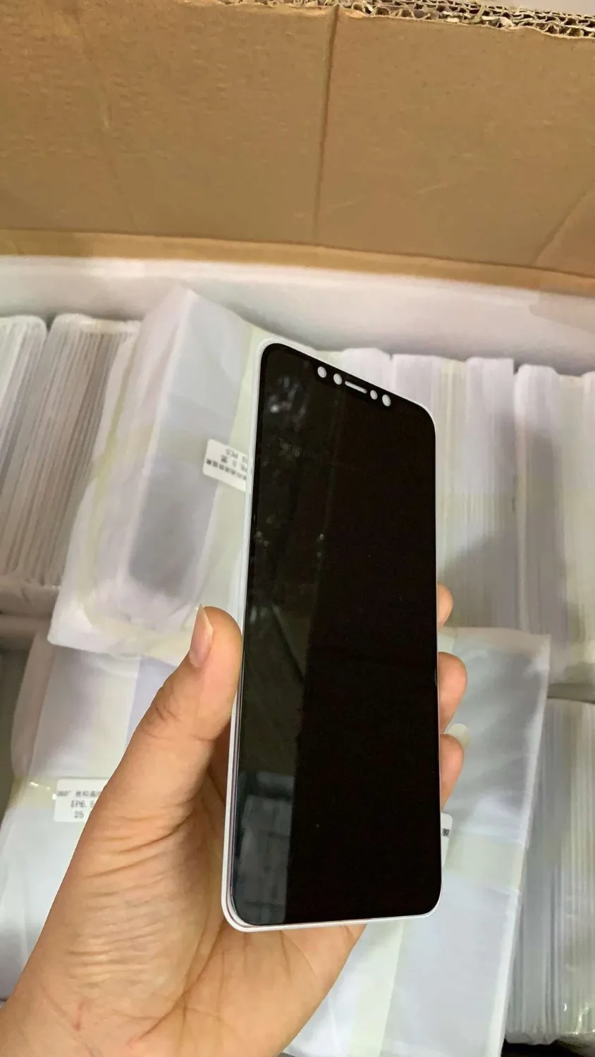 25 шт./лот антибликовое закаленное стекло экрана для iPhone X XR XS MAX Антибликовая