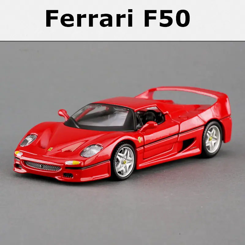 Ferrari F50 Bburago 1:32 Ferrari F12TDF Высококачественная модель автомобиля литье под давлением металлическая модель игрушки подарок коллекция автомобиля из искусственного сплава - Цвет: Ferrari F50