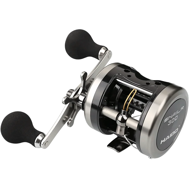 

Haibo 6.5kg 5BB 5.5:1 295g Full Metal Trolling Fishing Reel Right Hand Casting Drum Jigging Boat Saltwater Baitcasting Reels